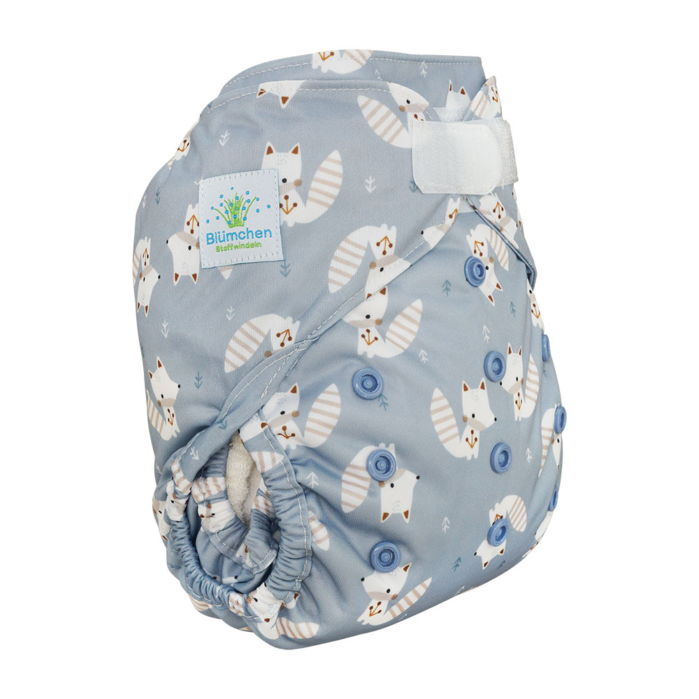 Blümchen Überhose One Size mit Klettverschluss