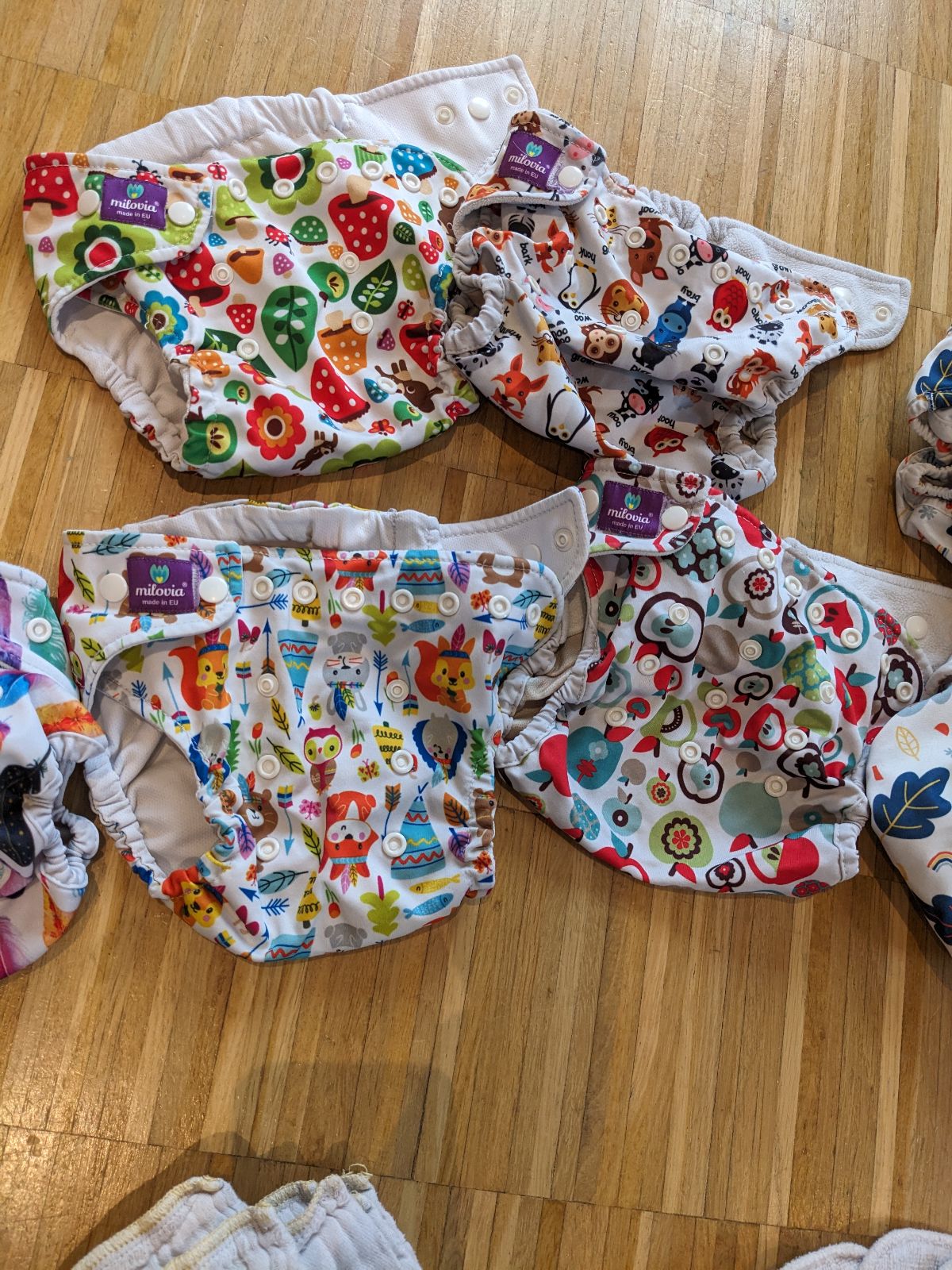 Großes Stoffwindel Paket Milovia, Bambino Mio und sonstiges