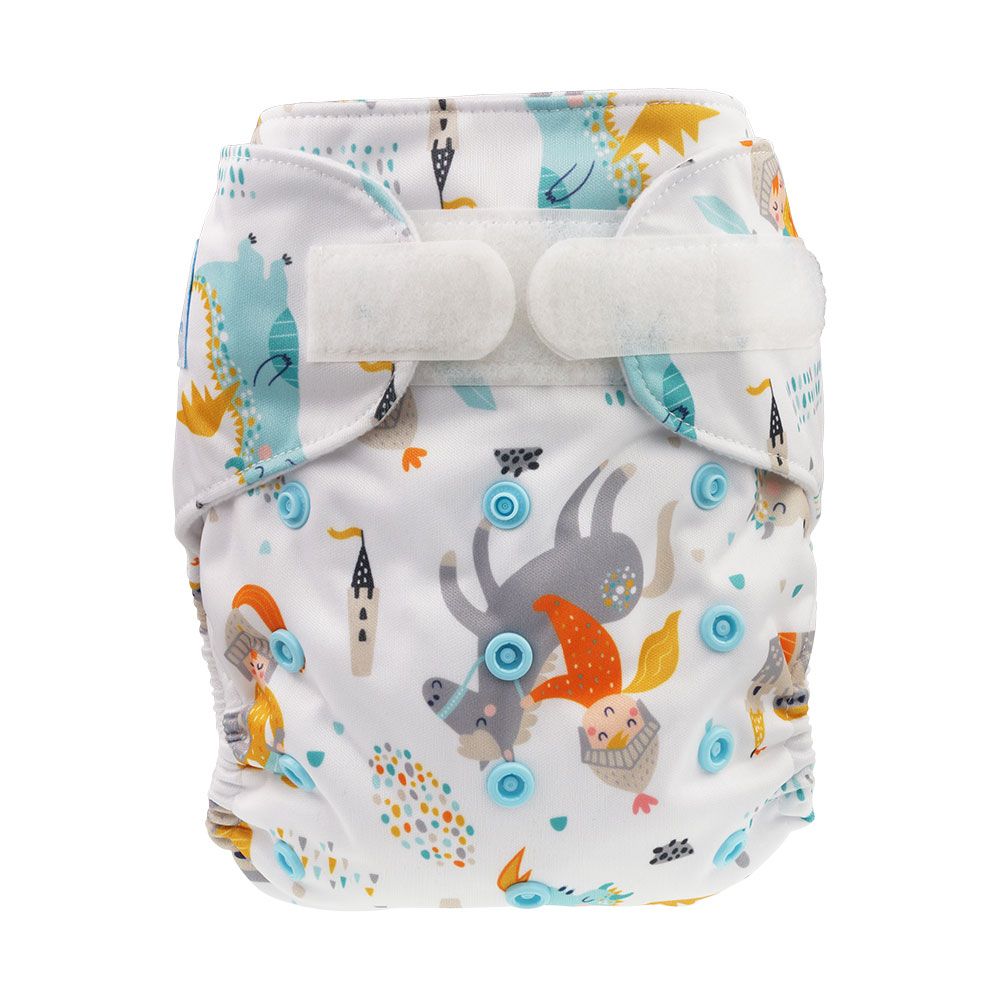 Blümchen Taschenwindel Hüllen One Size (Klettverschluss) ohne Saugeinlage
