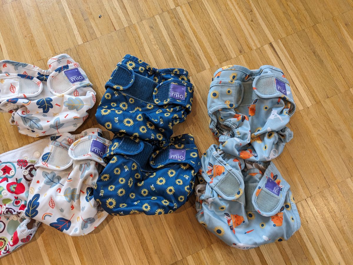 Großes Stoffwindel Paket Milovia, Bambino Mio und sonstiges