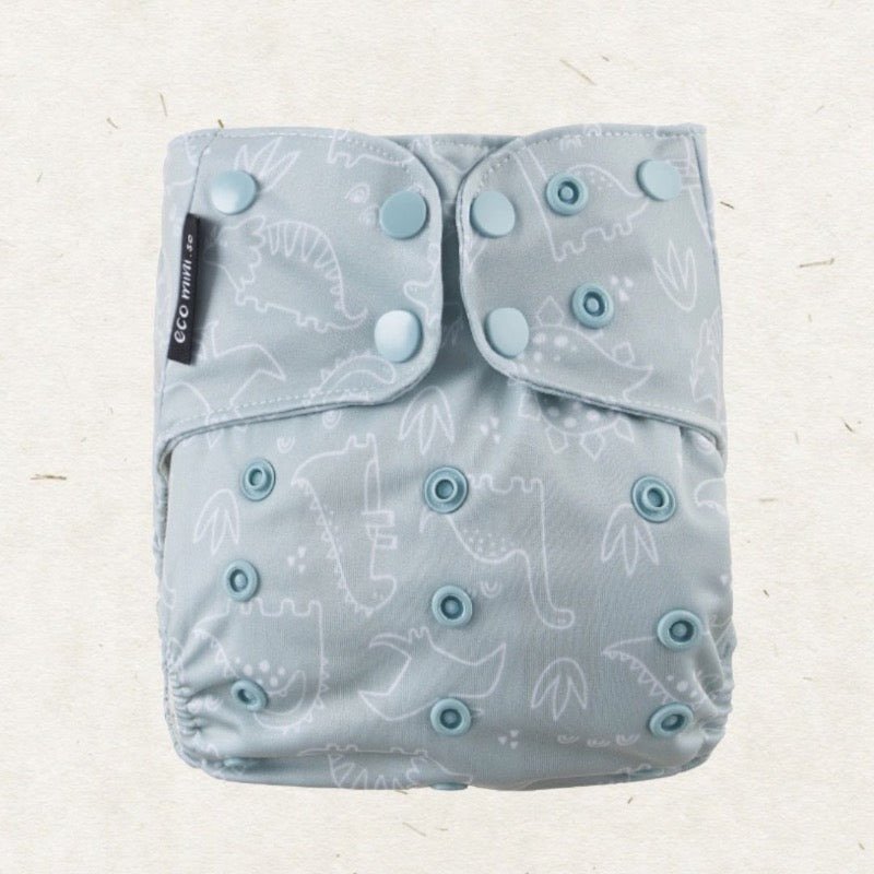Eco Mini Bambus Pocketwindel One Size mit Druckknöpfen