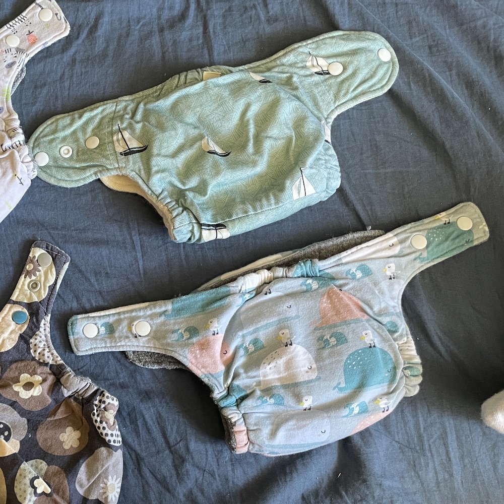 Woll-Snap-Windeln Newbornset