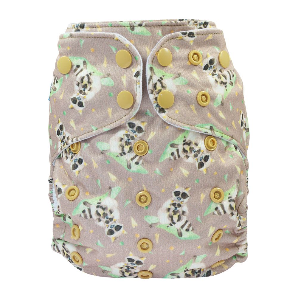 Blümchen Taschenwindel Hüllen One Size (Druckknöpfe) ohne Saugeinlage