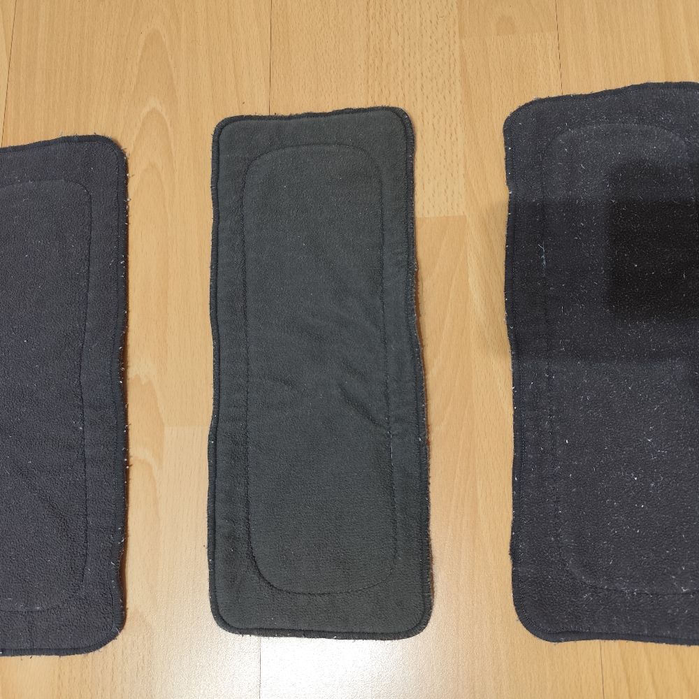 3x Einlagen Stoffwindeln Bambuskohle Booster
