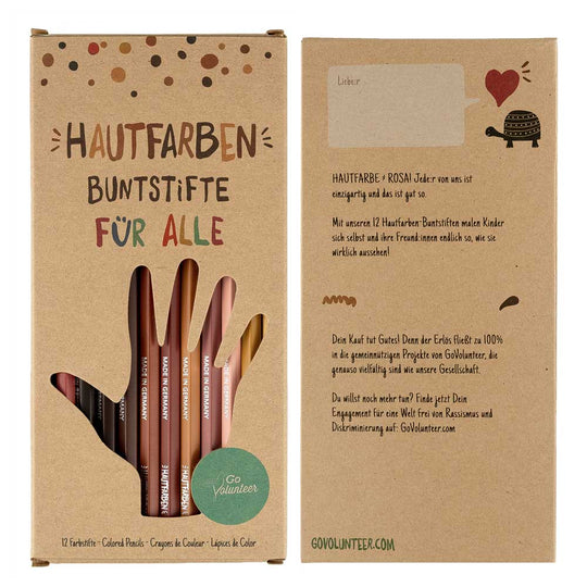 Hautfarben 12 Hautfarben Buntstifte