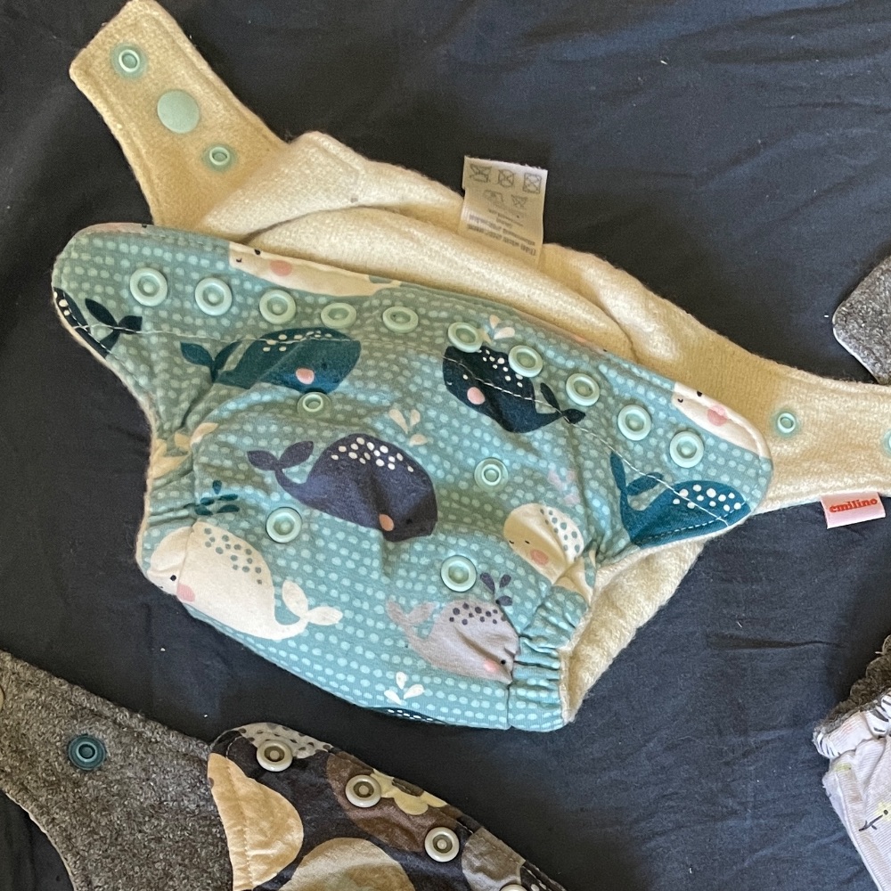 Woll-Snap-Windeln Newbornset