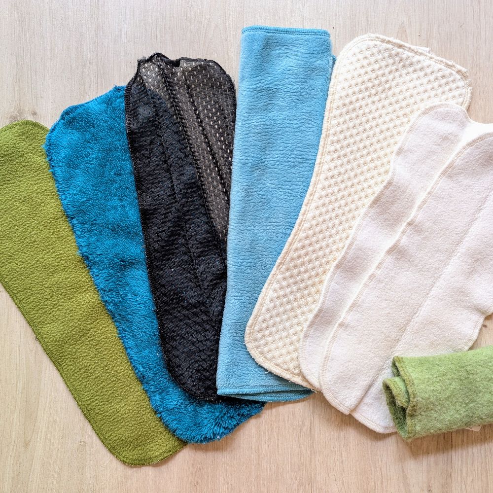 Großes Stoffwindelpaket - komplett für die ganze Wickelzeit