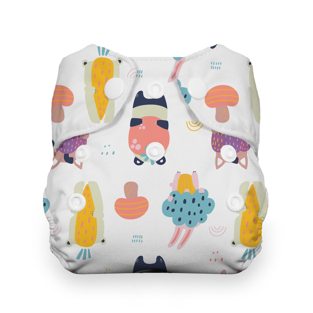 Thirsties Natural All-in-One Newborn mit Druckknöpfen