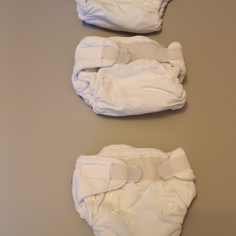 Nacht-Set Blümchen Höschenwindeln 3-7kg , Disana Wollüberhosen 62-80