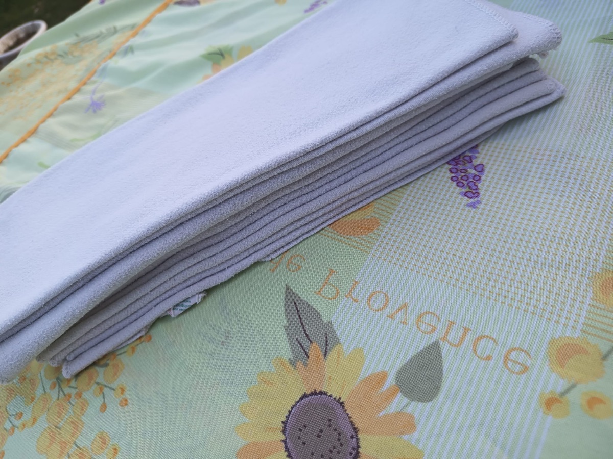 10 Prefold Molton Einlagen von Disana Baumwolle Bio