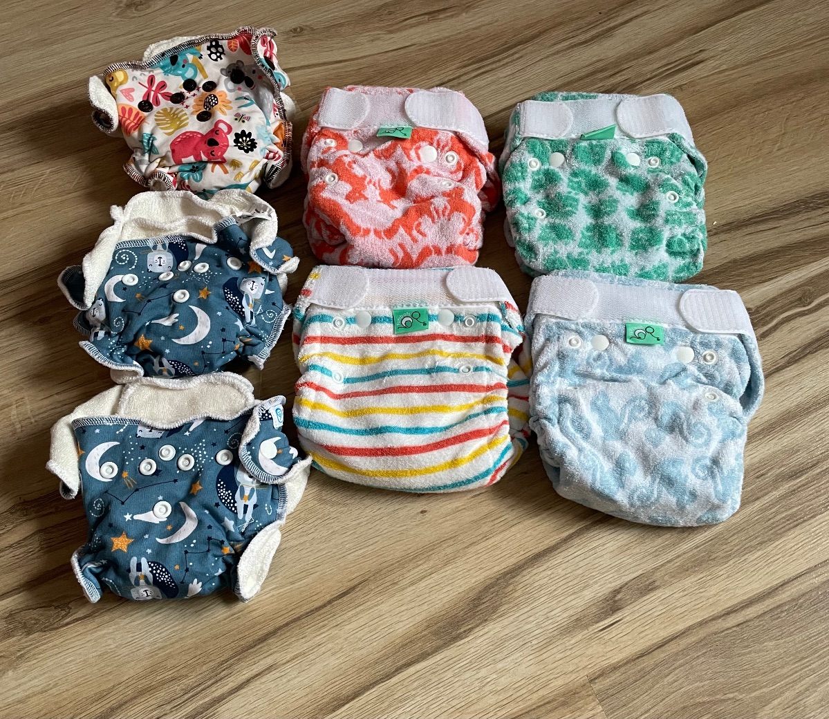 Newborn Stoffwindel Set - teilweise unbenutzt