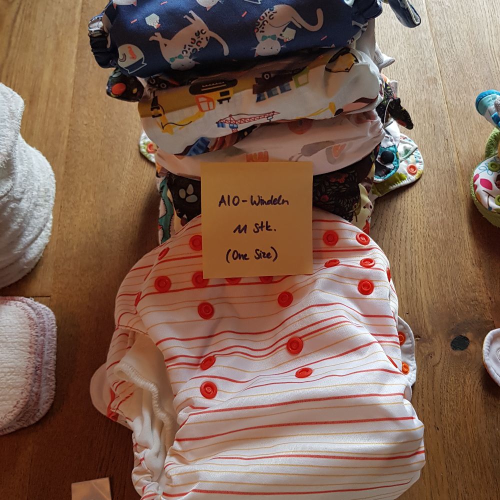 Stoffwindel Set Inkl. Zubehör Komplett Paket Pocket AIO PUL Wolle