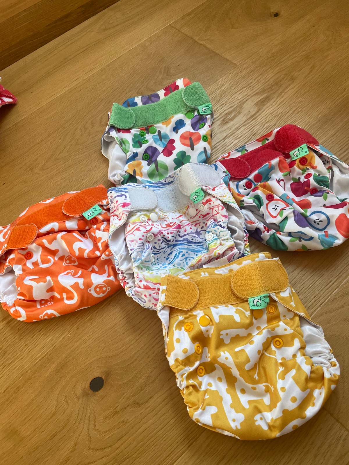 10x Bamboozle Höschenwindel und 5x PeeNut wrap Set