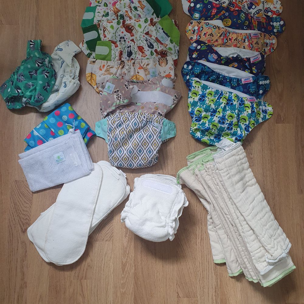 Großes Stoffwindelpaket, fast alles neu
