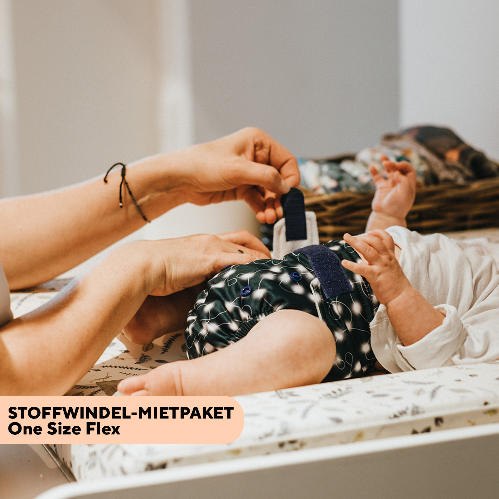 Stoffwindel-Mietpaket One Size Flex