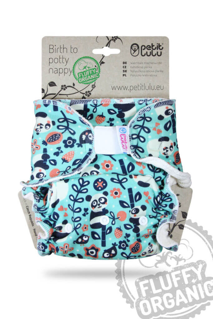 Petit Lulu Höschenwindel Fluffy Organic One Size mit Klettverschluss