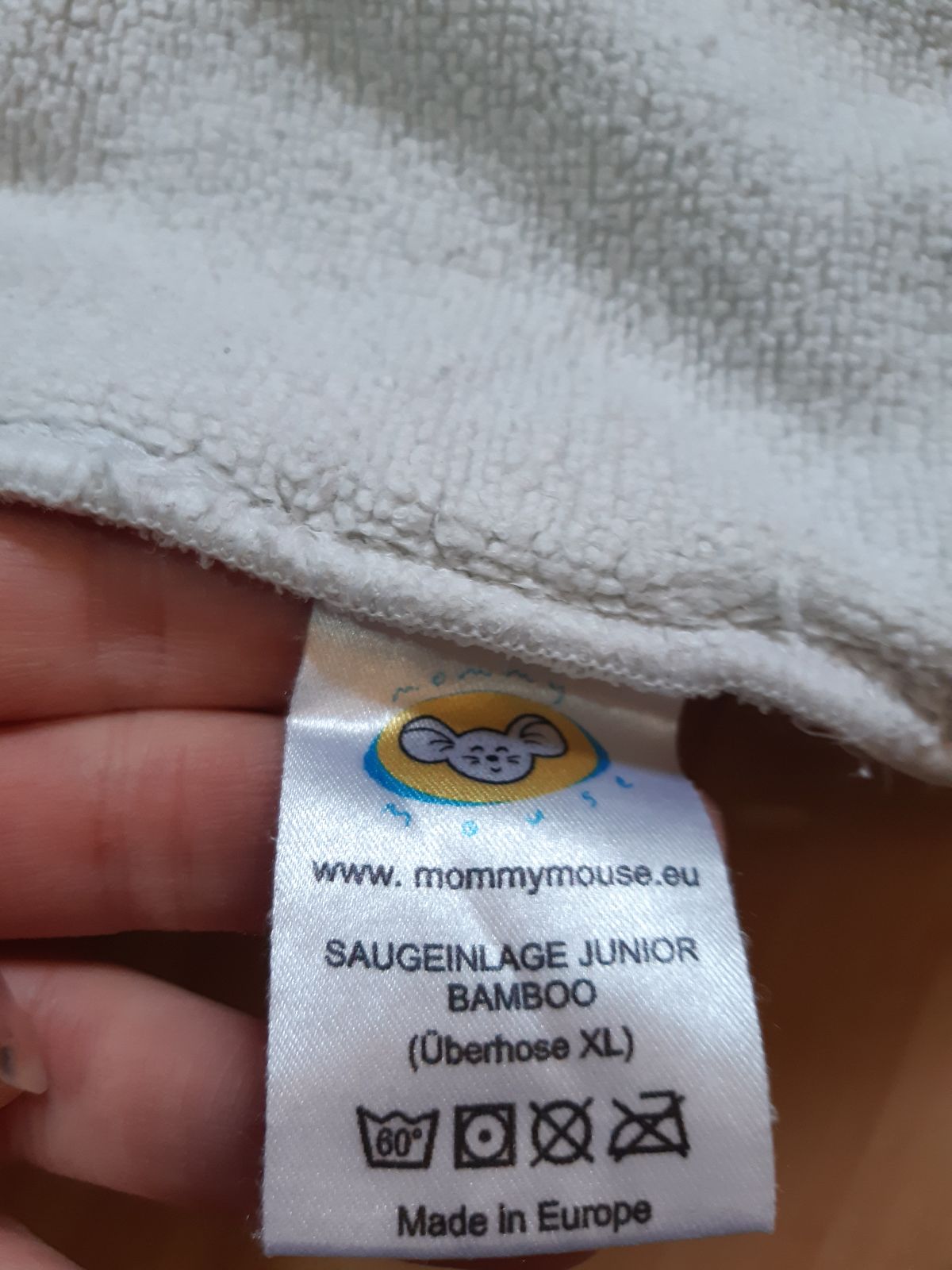 Mommy Mouse Saugeinlage Junior Bamboo - Überhose XL