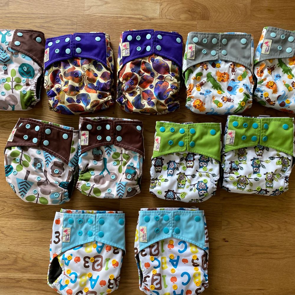 Pocketwindeln Littles u. Bloomz - 11 Stück