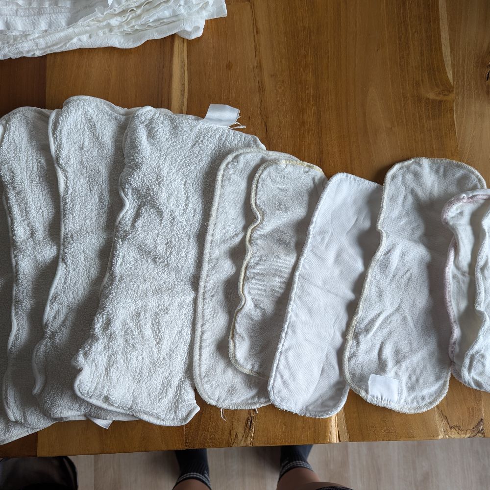 Großes, gut gepflegtes Stoffwindelpaket