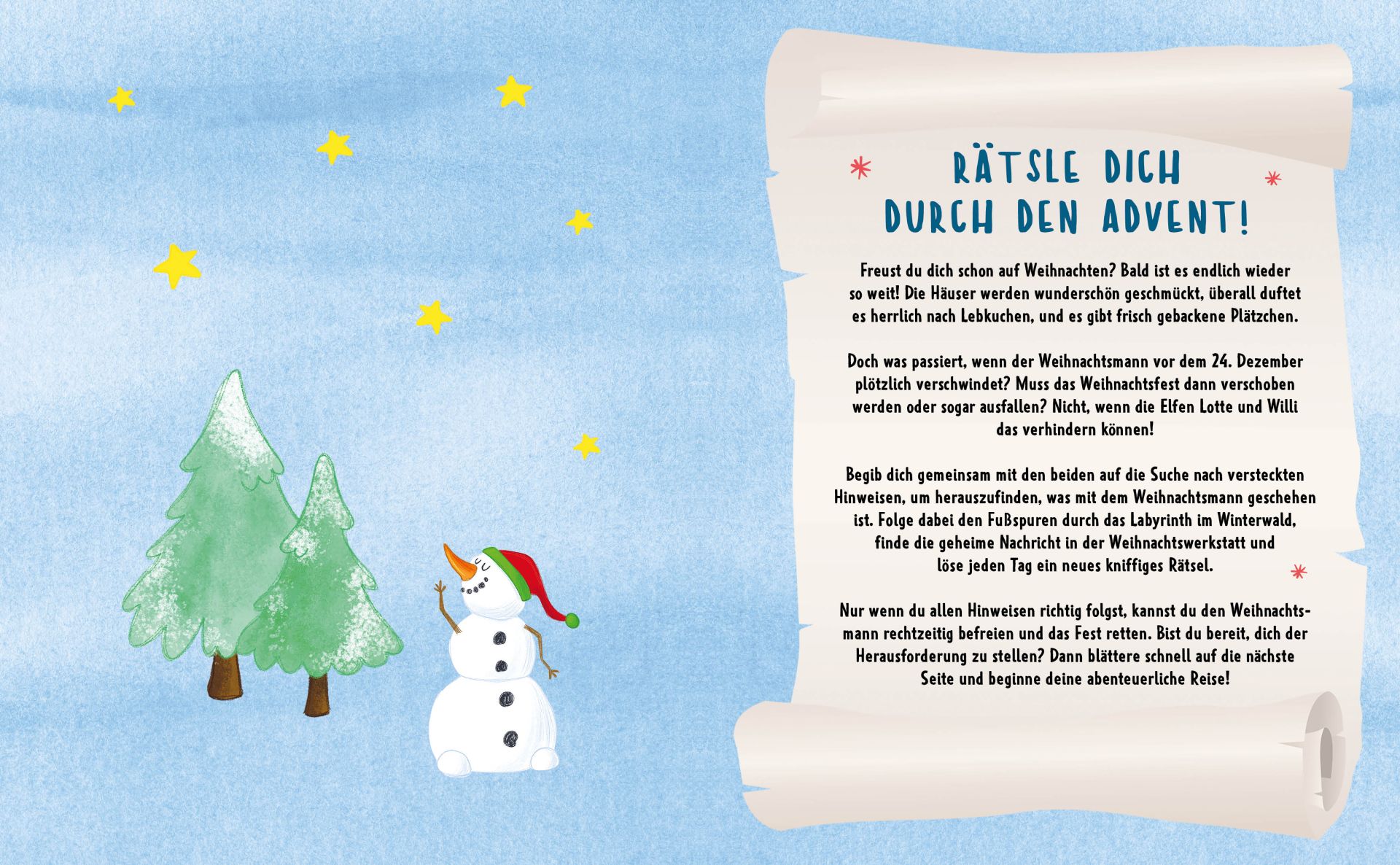 EMF Adventskalenderbuch Mission Advent – Wo steckt der Weihnachtsmann?