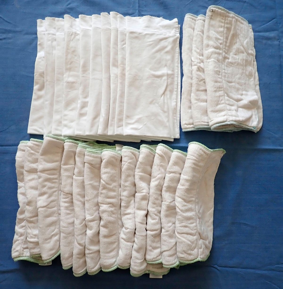 Stoffwindeln Windelset Thirsties Duo-Wrap Überhosen Thirsties Duo Hanf Prefolds Grovia und Blümchen Bambus Prefolds