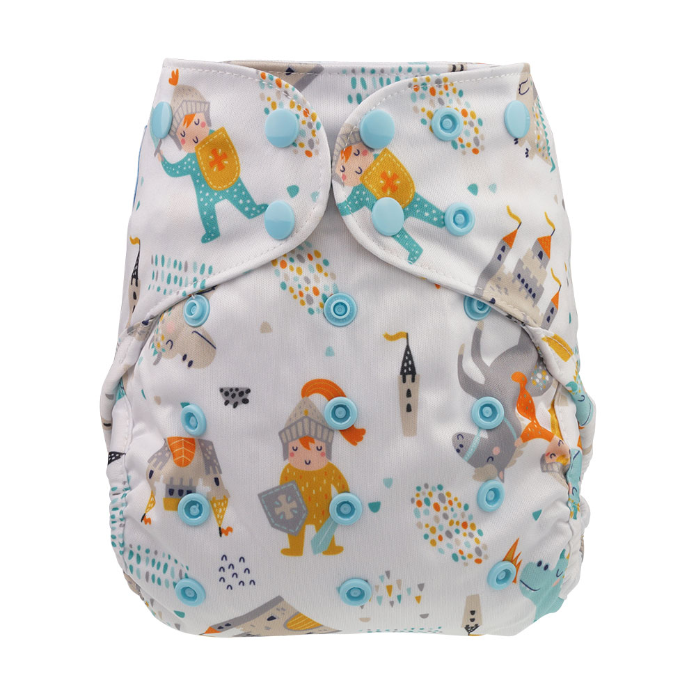 Blümchen Überhose One Size mit Druckknöpfen