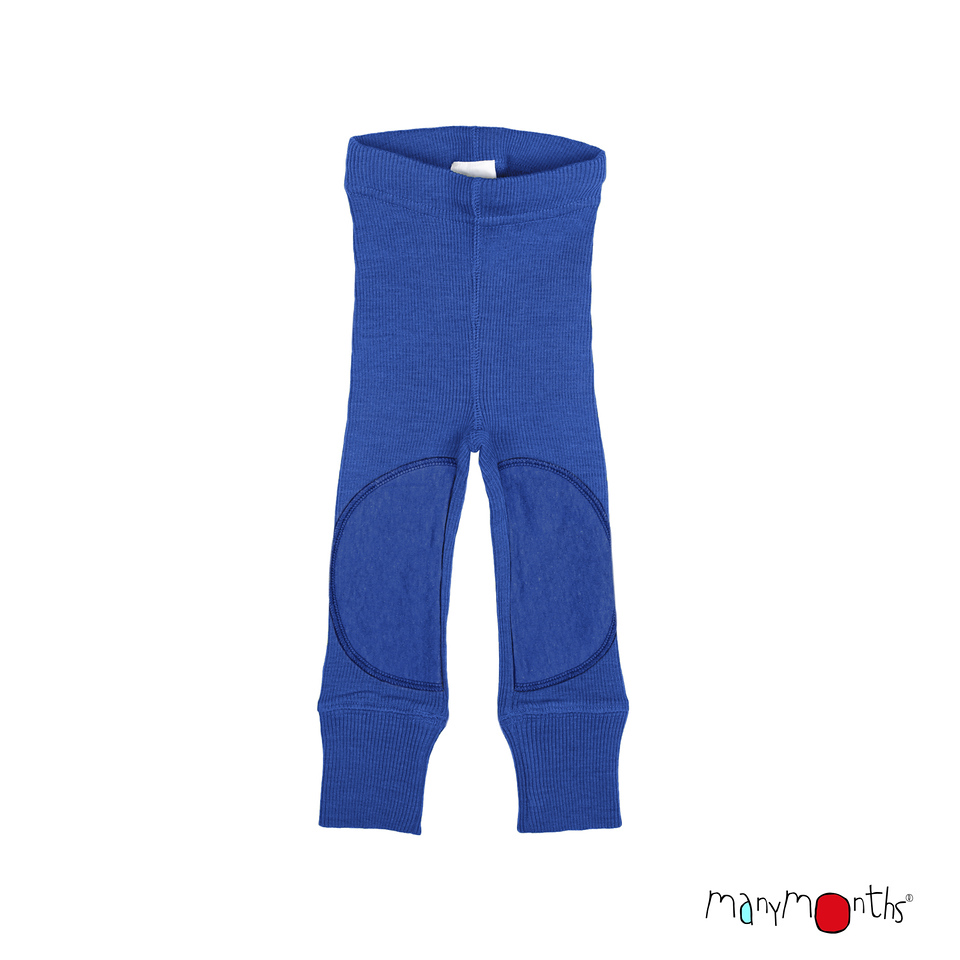 ManyMonths Woll-Leggings mit Knieflicken