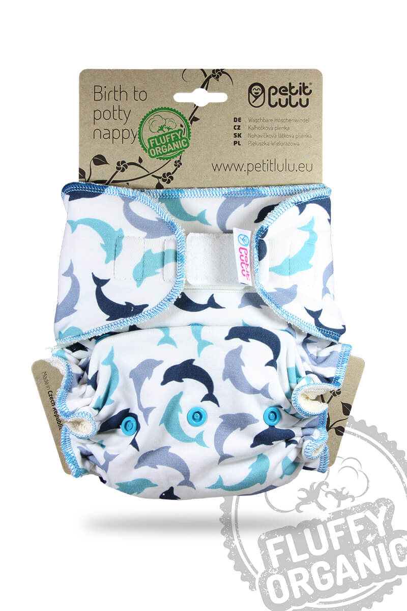 Petit Lulu Höschenwindel Fluffy Organic One Size mit Klettverschluss