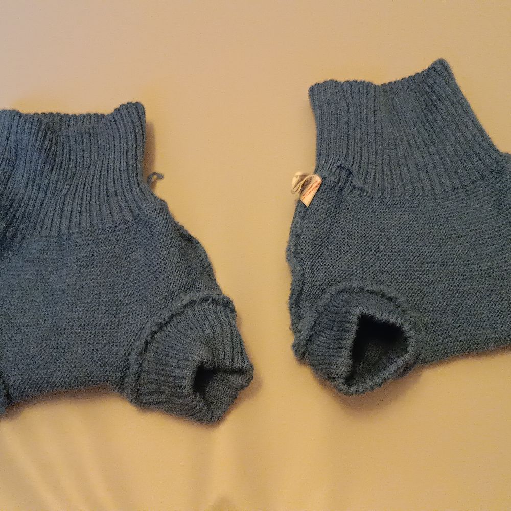 Nacht-Set Blümchen Höschenwindeln 3-7kg , Disana Wollüberhosen 62-80