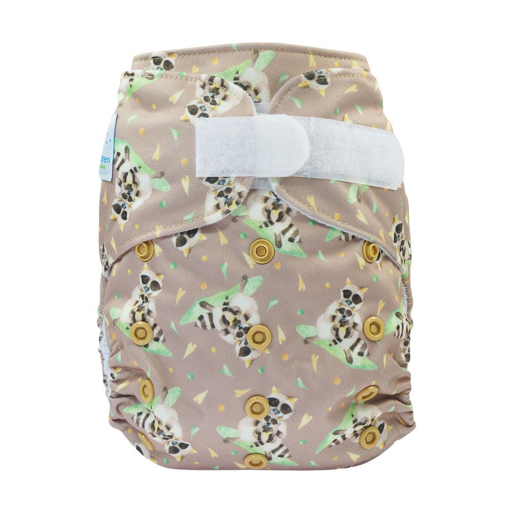 Blümchen Taschenwindel Hüllen One Size (Klettverschluss) ohne Saugeinlage