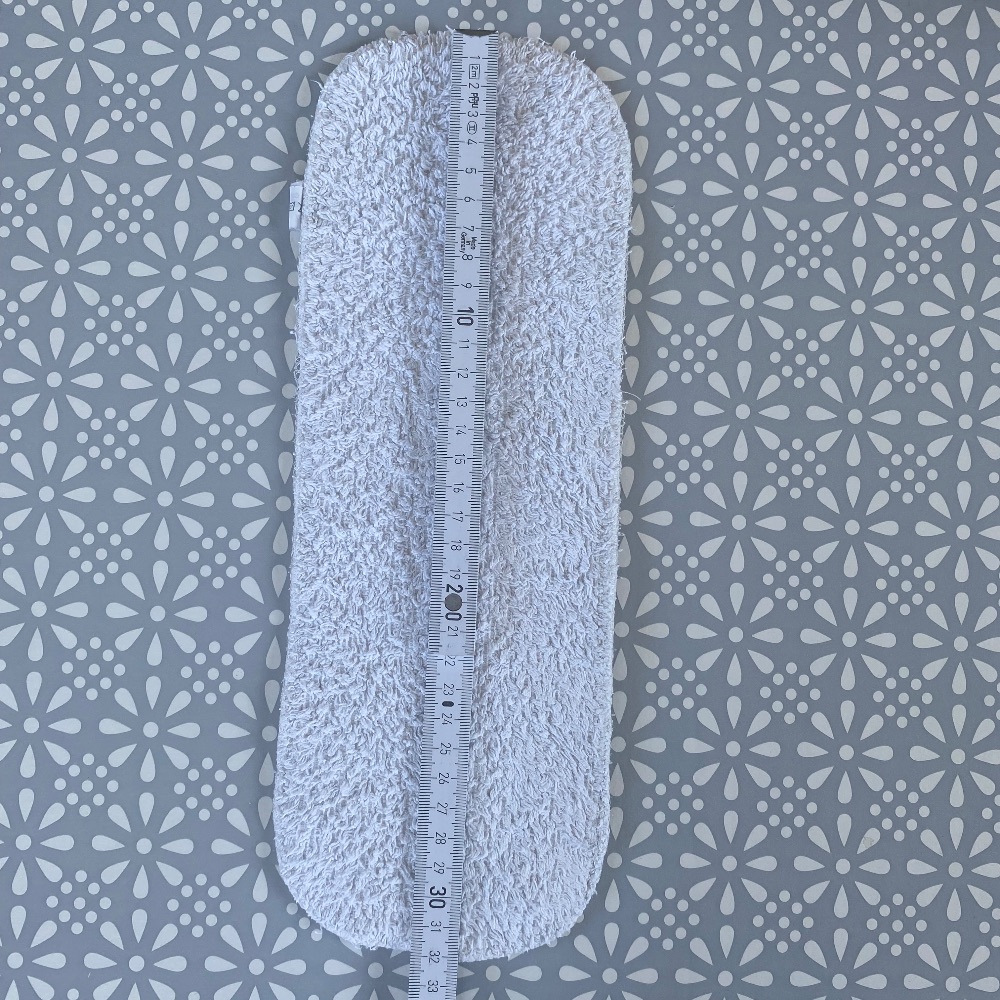 5 zweilagige Baumwoll-Einlagen für Stoffwindeln, Größe 32 x 11 cm
