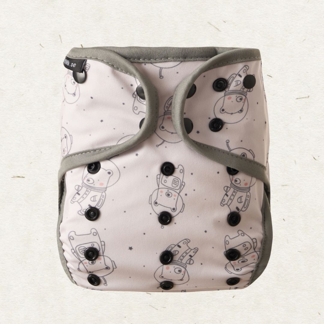 Eco Mini Überhose One Size mit Druckknöpfen