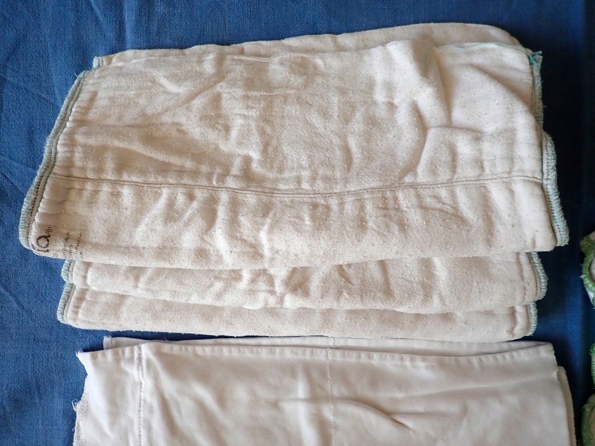 Stoffwindeln Windelset Thirsties Duo-Wrap Überhosen Thirsties Duo Hanf Prefolds Grovia und Blümchen Bambus Prefolds