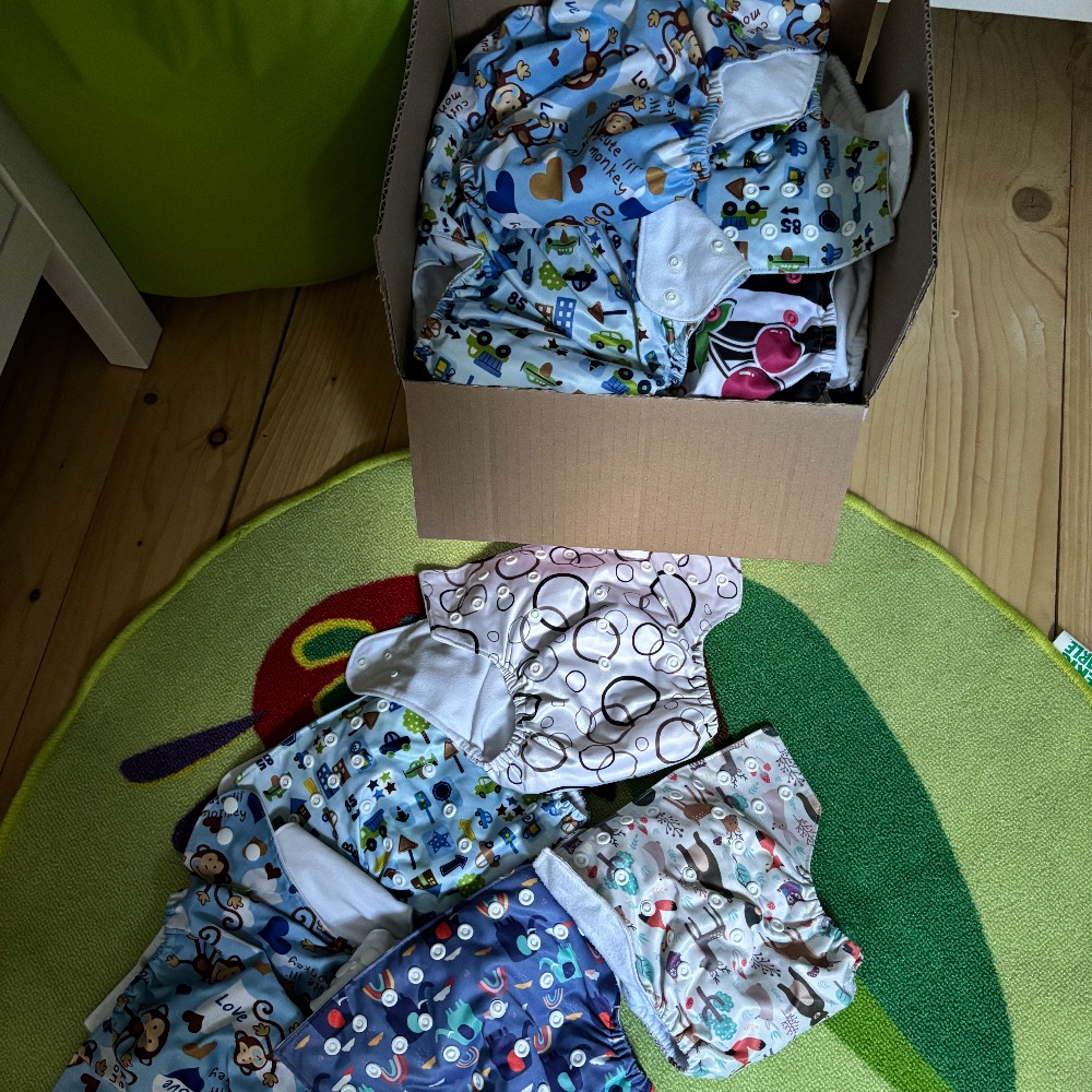 Großes Set aus Pocket und all in One Windeln