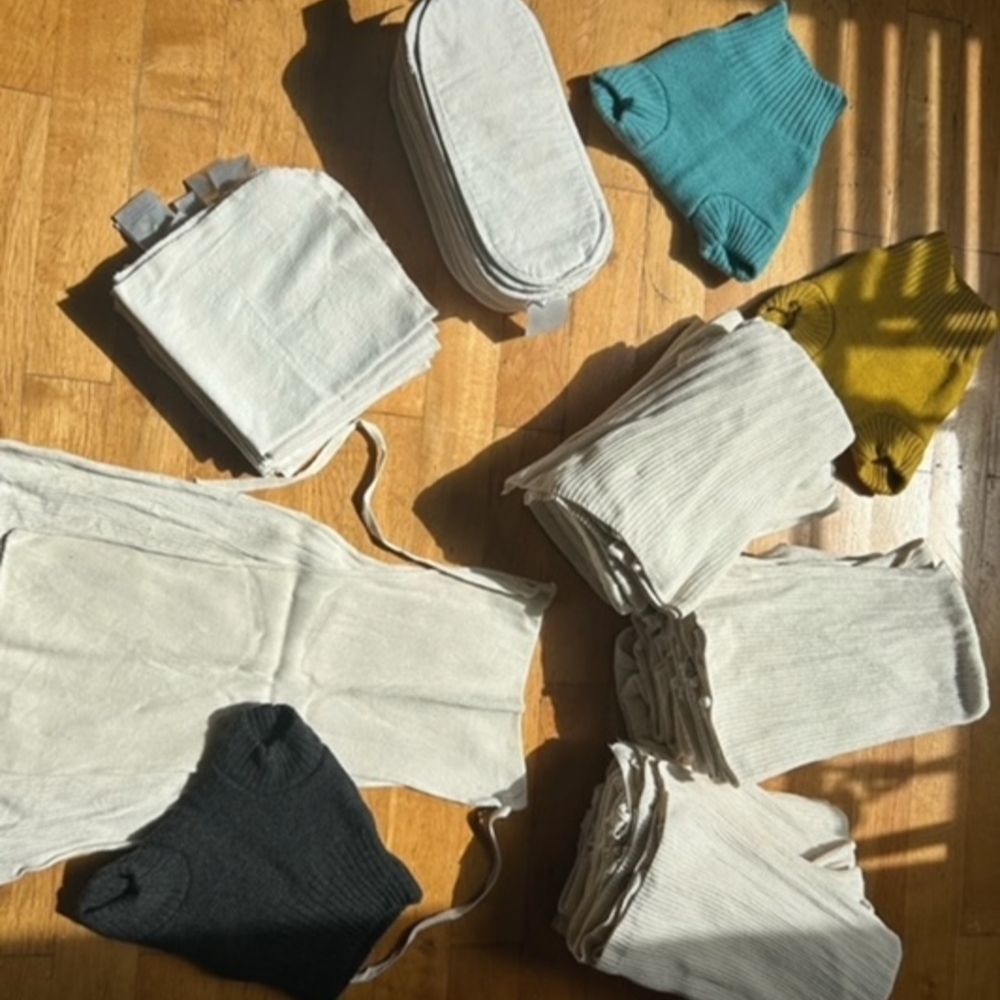 Strickbindewindel-Set von Disana