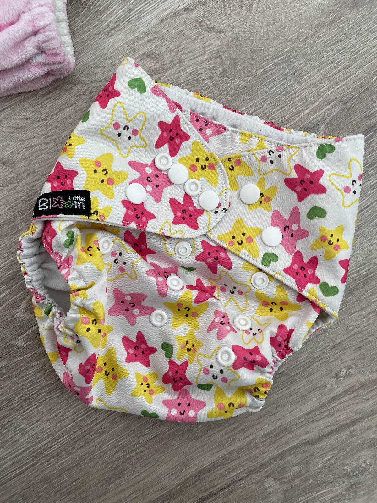 Pocketwindeln 1x Blümchen, 1x Little Bloom, 1x noname