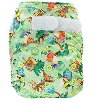Blümchen Taschenwindel Hüllen One Size (Klettverschluss) ohne Saugeinlage