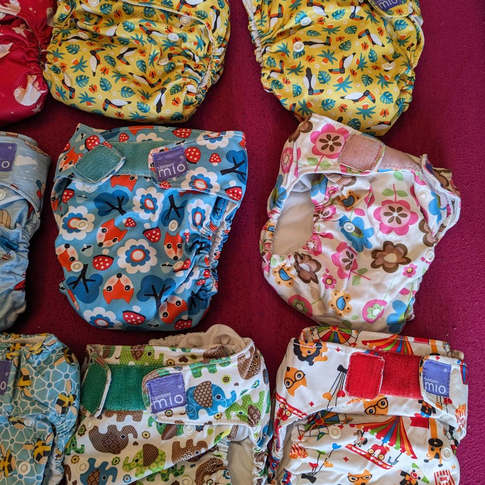 13x All-in-One Bambino Mio Stoffwindeln