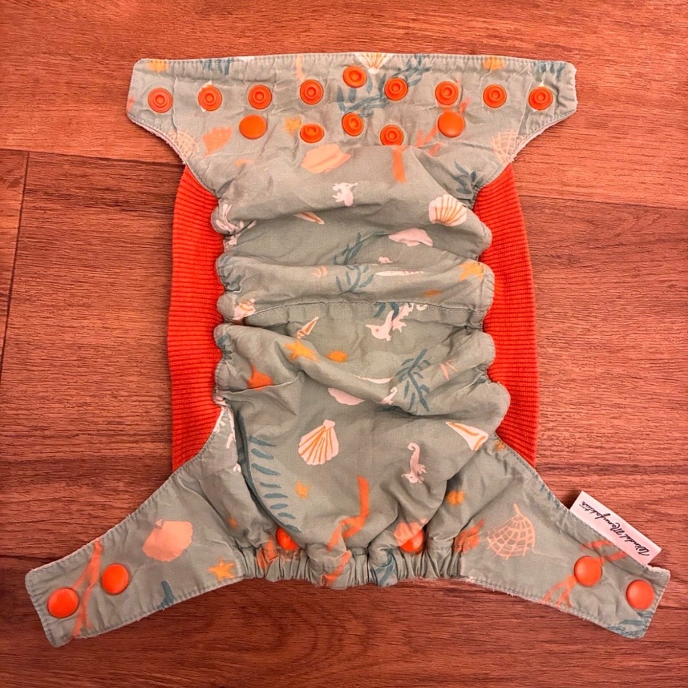 Außenwindel Windelmanufaktur Herr Seepferdchen 2-5kg