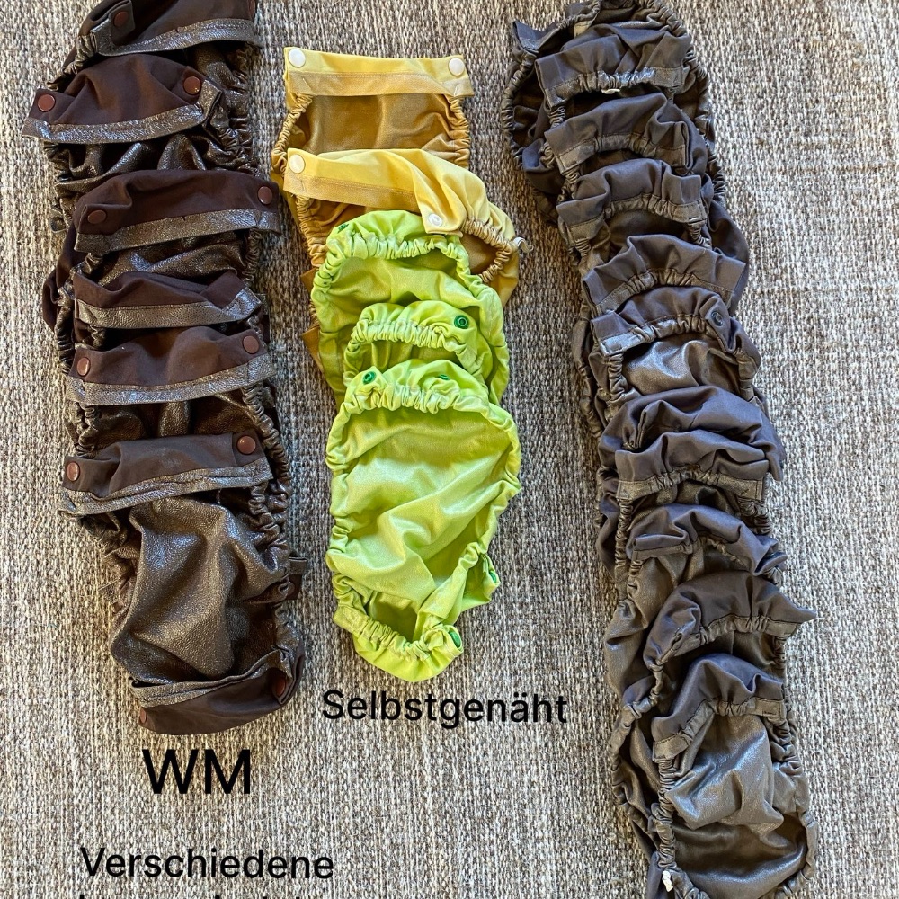 Großes Stoffwindelpaket Windelmanufaktur, Kakadoo und Selfmade ohne Saugmaterial