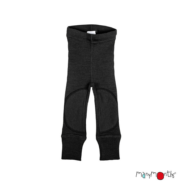 ManyMonths Woll-Leggings mit Knieflicken