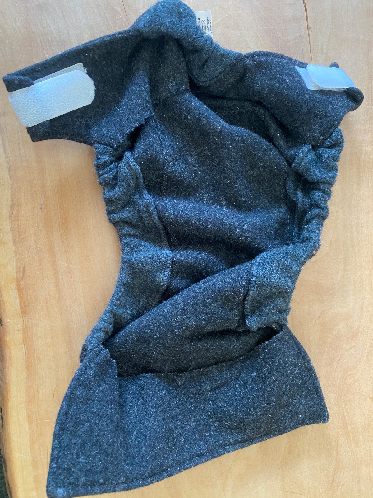 HUDA Wollklett grau XL