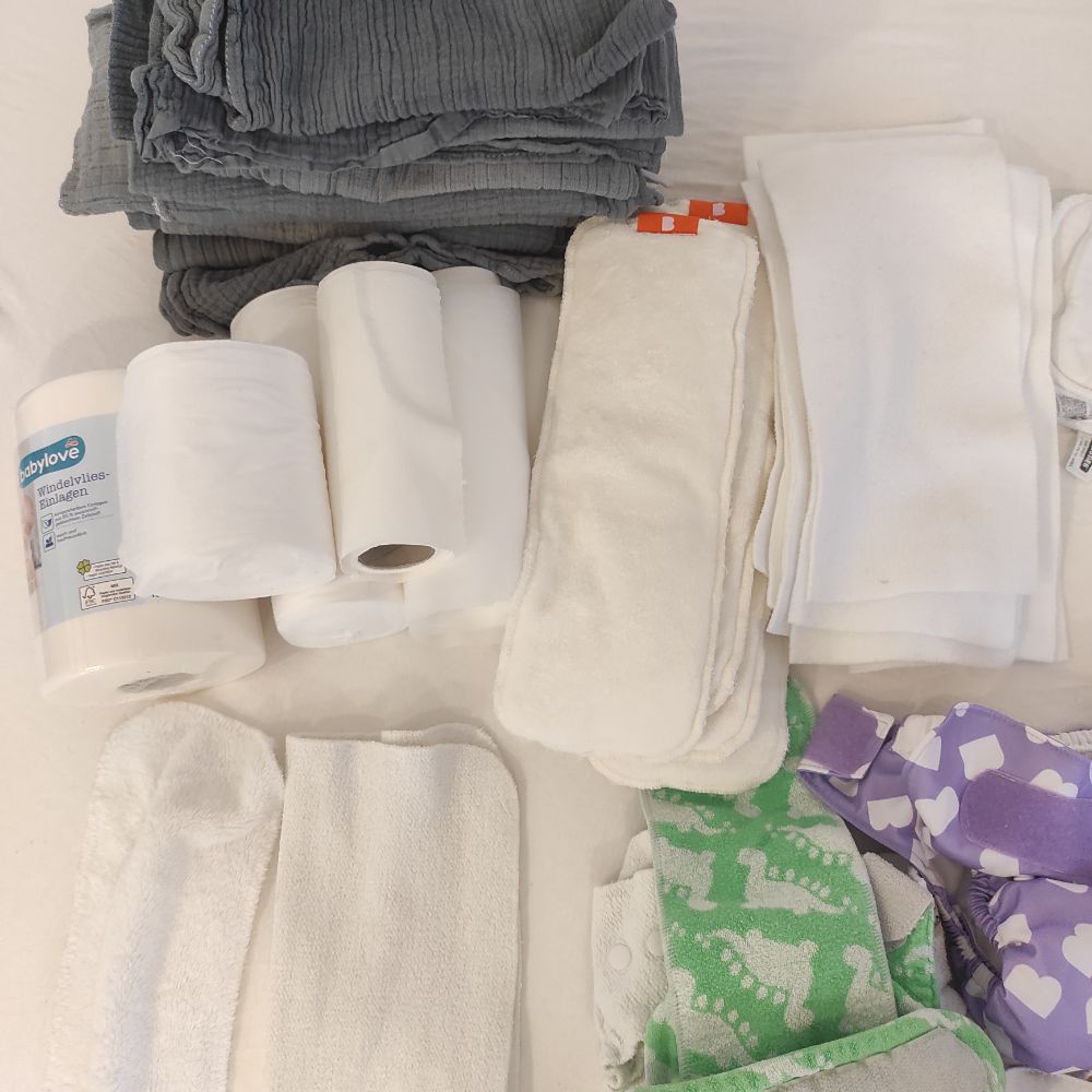 Stoffwindelpaket von Geburt bis Töpfchen