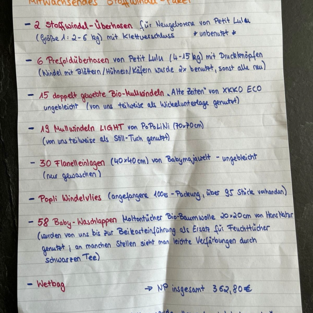 Mitwachsendes Stoffwindelpaket
