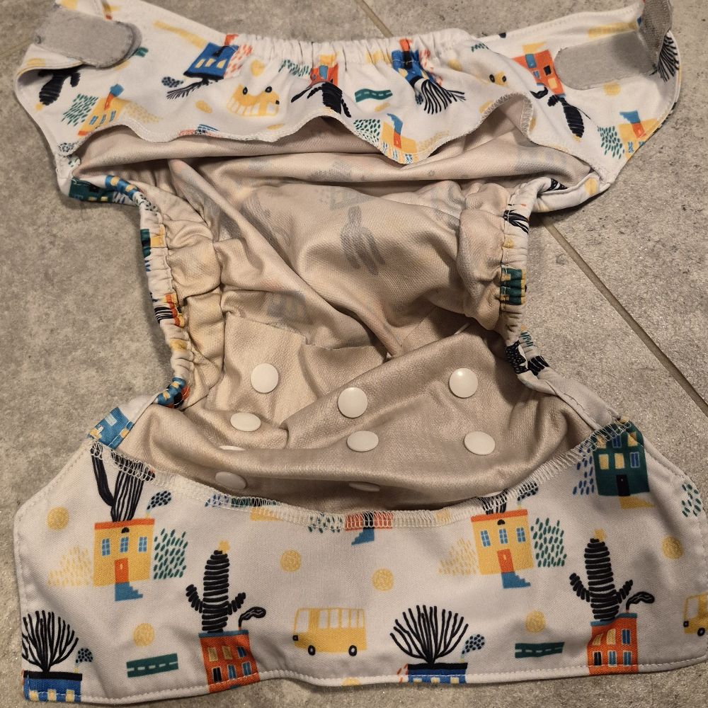 Blümchen Taschenwindel Hüllen One Size