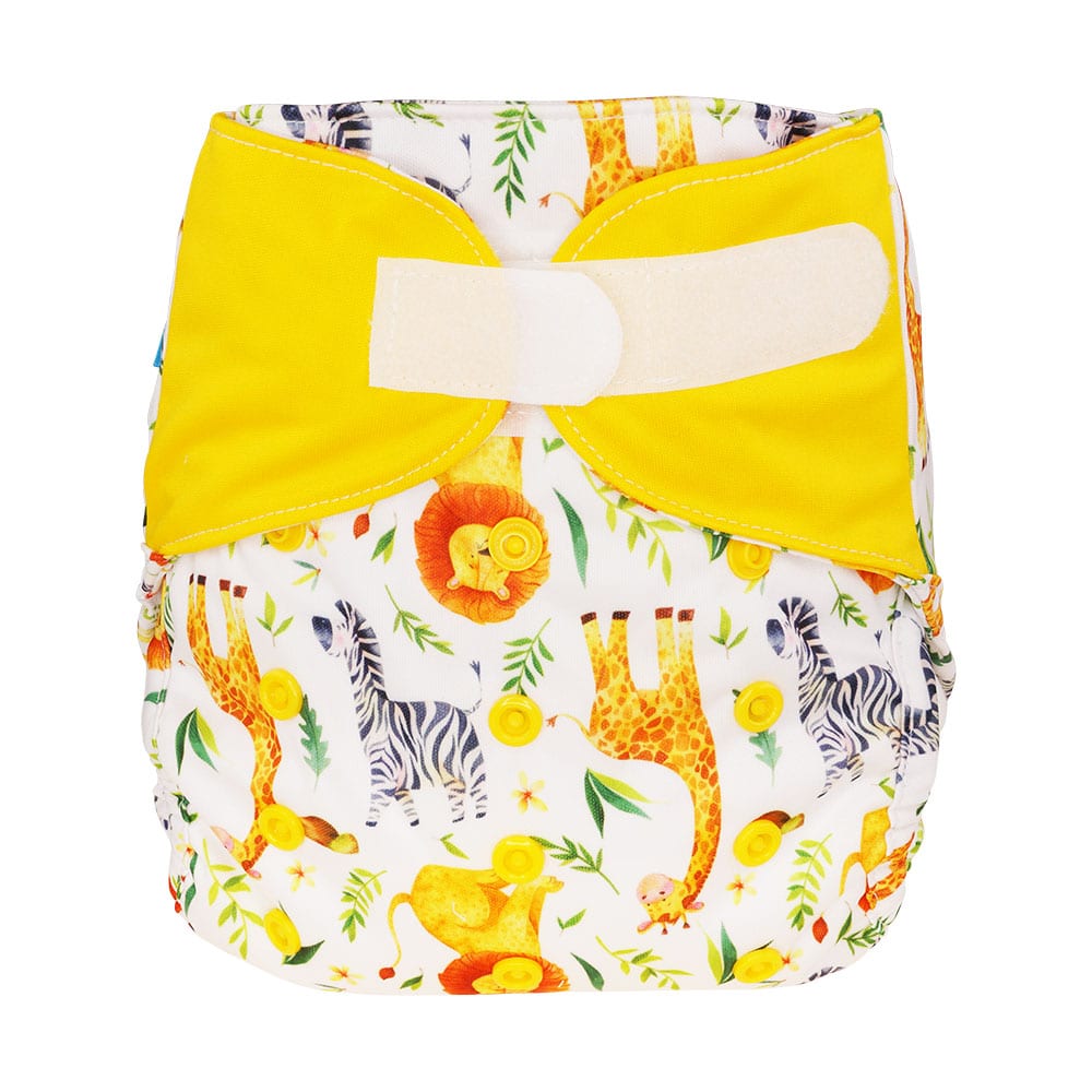 Blümchen Überhose One Size mit Klettverschluss