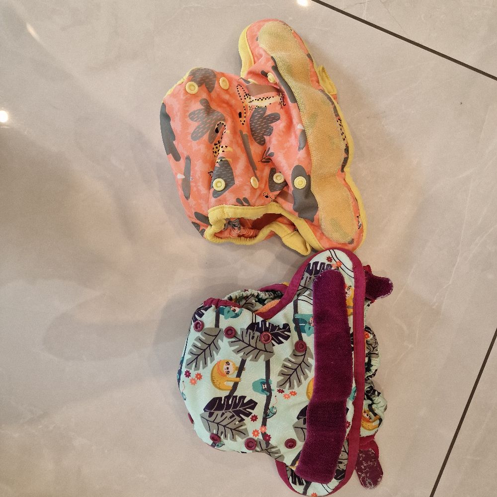 Zwei Pocketwindeln PopIn Onesize 8-16 kg