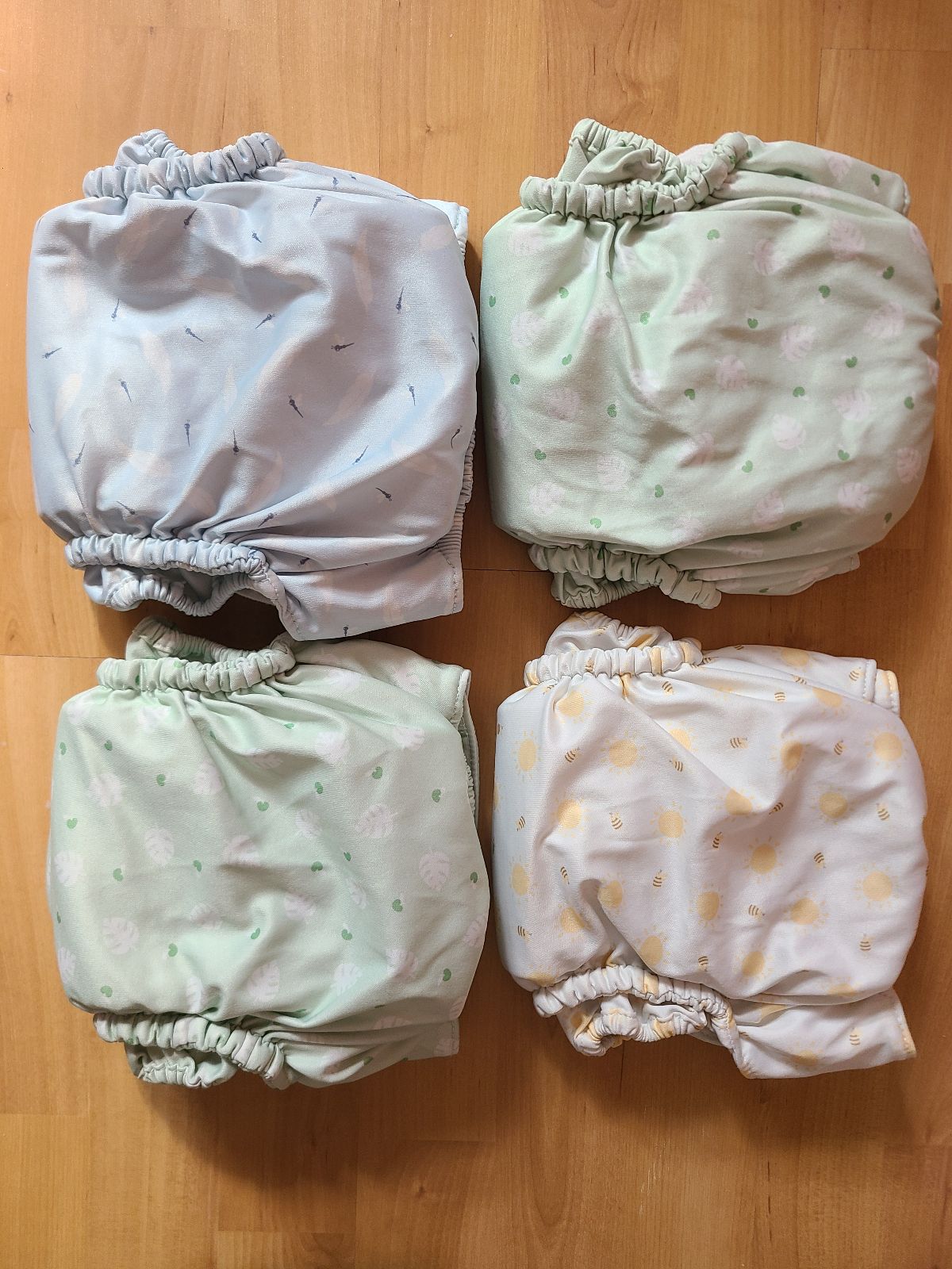 4 Bambino mio all in one Stoffwindeln Onesize, kaum benutzt