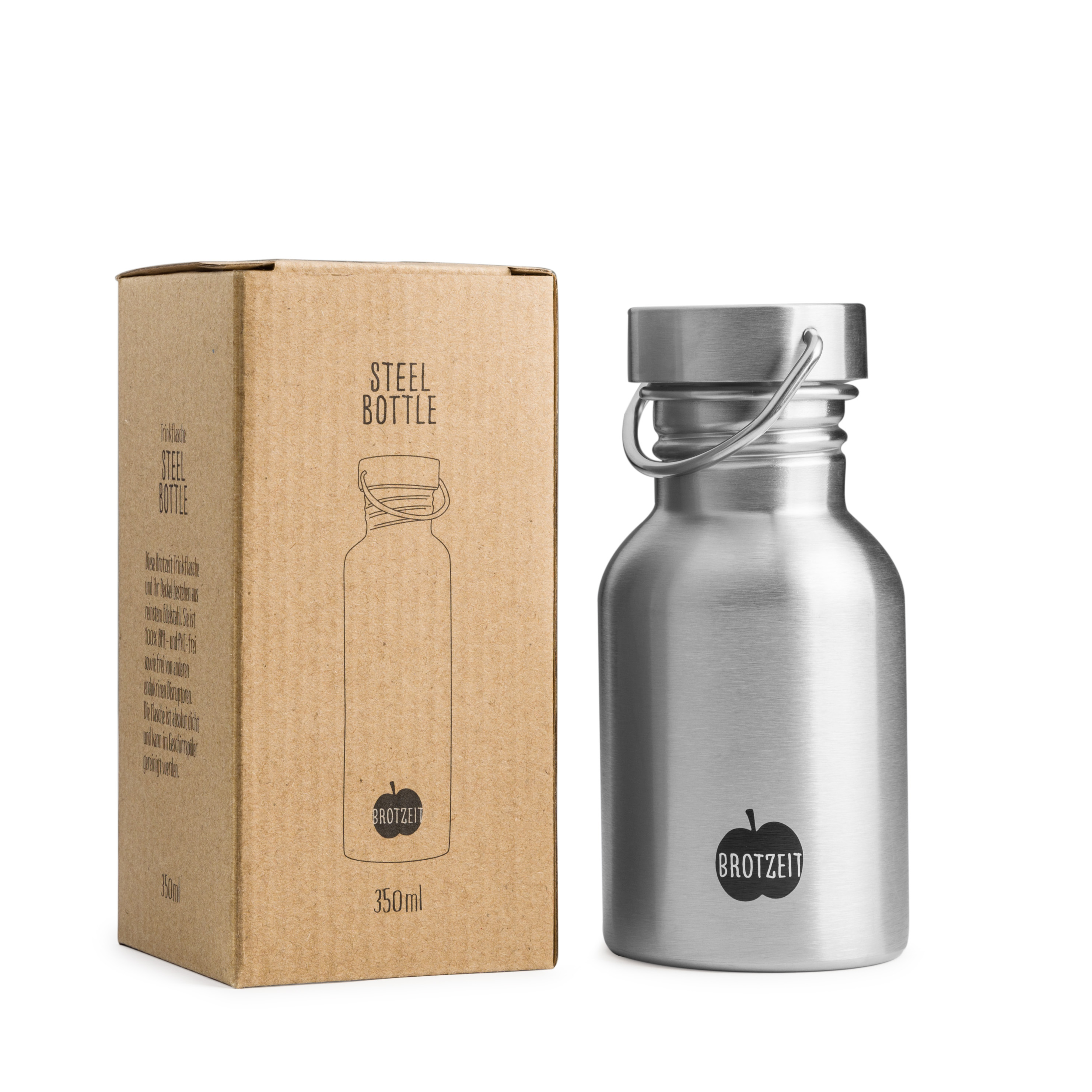 Brotzeit Trinkflasche Edelstahl