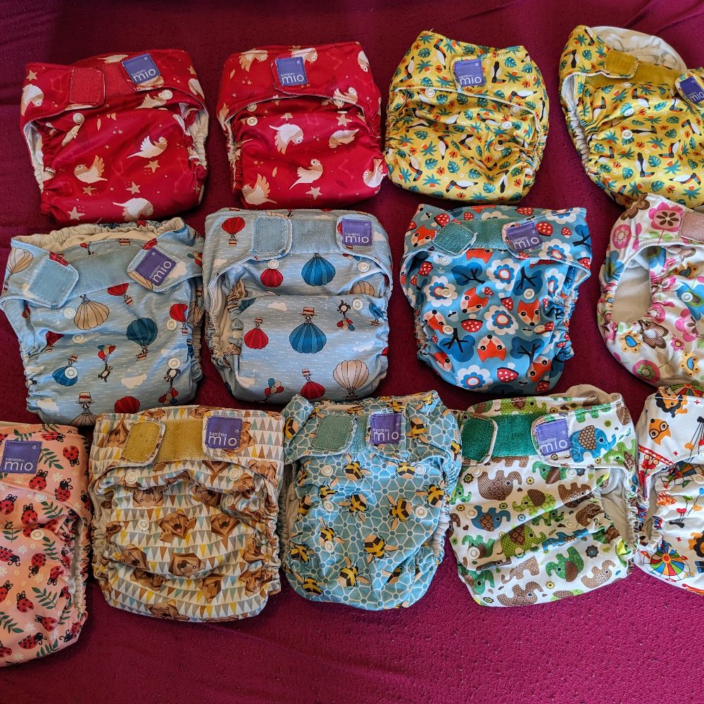 13x All-in-One Bambino Mio Stoffwindeln